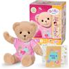 BABY born Orsacchiotto - Morbido orsacchiotto con braccia e gambe snodabili - Peluche con tutina rosa e accessori inclusi - Adatto a bambini a partire da 0 anni