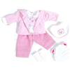TYRUGD Abito Adatto Per 20-22 pollici Bambole Del Bambino Ragazza Neonata Abbigliamento 5pcs Set Reborn Baby Dolls Vestiti