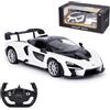 CMJ RC Cars RC Auto | Scala 1:14 2,4 GHz McLaren Senna, auto giocattolo radiocomandata R/C per ragazzi e bambini, bianco