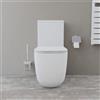 Parama Vaso filomuro monoblocco tornado con cassetta e sedile copri-wc bianco opaco | Riga