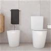 Parama Coppia di sanitari filomuro h44,5cm vaso monoblocco tornado e bidet bianco lucido | Europa Comfort