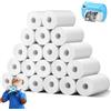 Nakutita 20 rotoli di carta termica per fotocamera dei bambini, 57 mm x 30 mm x 6,5 m, carta termica bianca per bambini fotocamere istantanee, carta di ricarica, carta termica per scrapbooking, foto, etichette