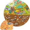 Click Europe Boppi Puzzle okrągłe Dinozaury Laura Watson 150 elementów