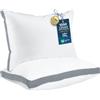 Utopia Bedding Cuscini a soffietto (2 pezzi) di qualità premium - traversine laterali - grigio tassello - Queen - 45,7 x 66,7 cm (UB760-2)