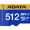 ADATA MSD EXPRESS SWITCH 2 512GB PCIE U3 C10 V30 RW:800MBS/700MBS MOD. UD512GEX3