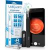 Udivita Otoscopio Pulizia Orecchie Rimozione Cerume con Telecamera 1920p WiFi 3,6mm - UdiGuard Pulitore Orecchie Digitale con 6 Luci LED Adulti Bambini Animali - Compatibile con iPhone iPad Android Nero