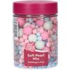 FunCakes Soft Pearls Mix Bubblegum Pop: Perle di Zucchero Commestibili per Decorare Torte, Crostate e Cupcake, Ottimo Gusto, Ottime per Decorazioni, 80 g