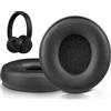 SOULWIT Cuscinetti Auricolari di Ricambio per Beats Solo Pro Wireless On-Ear Cuffie con Cancellazione del Rumore, Padiglioni Cuffie con Pelle Proteica Più Morbida - Nero