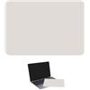 CULEB Panno Tastiera del Computer Portatile,Pellicola Protettiva per Tastiera,Rivestimento in Microfibra Resistente e Antistrappo e Panno per Pulizia per MacBook Air/Pro da 15/16