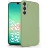 N NEWTOP Cover Compatibile per Samsung Galaxy A56 5G, Custodia TPU SOFT Gel Silicone Ultra Sottile Flessibile Case Posteriore Protezione Fotocamera Anti Urto Guscio Scocca Colorato Fina (Verde)