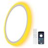 AIKVSXER Plafoniera LED 33W Ø40 cm, Dimmerabile con Luce Notturna Integrata, Illuminazione Regolabile 3000K-6500K, 3300LM Design sottile IP44, controllo con telecomando e app, per soggiorno e cucina