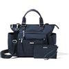 Baggallini Zaino convertibile 3 in 1 da donna con cinturino RFID, Marina francese., Taglia unica, Zaino convertibile 3-in-1 con cinturino per telefono Rfid