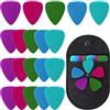Mozeat Lens 20 plettri in feltro per ukulele, compatibili con ukulele, chitarra classica, corde in nylon, multicolore