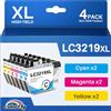 colorfly LC3219XL Cartucce compatibili per Brother LC3219 LC3217 Cartucce per Brother MFC-J5330DW MFC-J5730DW MFC-J5335DW MFC-J6930DW MFC-J6530DW MFC-J5930DW MFC-J6935DW (6Pack)