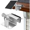 wugongshan 1 Set di Supporto Grondaia per Eufy Security Camera, Staffa per Telecamera Esterna, Staffa per Arlo Pannello Solare, compatibile con telecamere con vite da 1/4