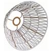 Osasy Paralume Boho Rattan Paralume E27 Lampadario da parete Lampada da terra Lampada da soffitto/Scrivania Ombra