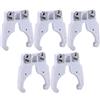 EU_HOZLY 5 pz/lotto HSK 63F morsetto portautensili ABS fiamma gomma artiglio Bianco