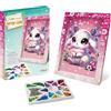 Lansay - COLLECTION SEQUINS - Coniglio Fatato - Set Creativo Paillettes per Bambini dai 6 Anni - Mosaico Fai-da-Te con Illustrazione, Cornice e Spilli - Attività Manuale Luccicante Idea Regalo