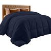 Utopia Bedding Trapunta trapuntata con linguette angolari, trapuntata, trapuntata, alternativa (blu navy)
