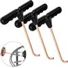 GIAK 3 Pezzi Trampoline Springs Gancio a T Strumento Molla Sostitutiva Accessori per Trampolino Pull Tool Manuale Nero