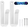Supporto da parete per snowboard, 2 pezzi, in acciaio, per snowboard, sci, surf Supporto da parete per snowboard, 2 pezzi, in acciaio, per snowboard, sci, surf
