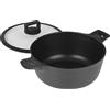 N8WERK Pentola in alluminio pressofuso N8WERK Indicatore di calore ⌀28 cm 6 L Indicatore di temperatura Coperchio con bordo in silicone Triplo rivestimento Ilag Ultimate Tutti i tipi di fornelli