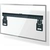 Nedis supporto fisso a parete per TV - 43 - 100 " - peso massimo dello schermo supportato: 75 kg - distanza minima dalla parete: 9,50 mm - acciaio - nero