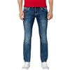 Timezone Jeans da Uomo Slim EDUARDOTZ Mid Waist - Slim Fit - Blu W29-W40 Stretch, Blu (White Aged Wash 3201), 31W / 34L
