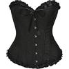 Bslingerie Lingerie modellante da donna, colore pastello, Nero , S