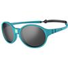 Ki ET LA - Occhiali da sole per bambini stile Jokakids - Infrangibili al 100% - Blu Pavone - 4-6 anni