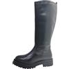 Geox D Iridea D04HRG0BC, Stivali Donna, Black, 38 EU