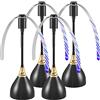 TMACTIME Repellente per Mosche, 4 x Repellente Zanzare Ventilatore Portatile Conveniente da Piegare e Appendere con Interruttore USB C Ventola Anti Insetti | All'aperto, Picnic (Nero)