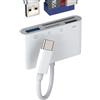 zoyuzan Adattatore da USB C a USB 3.0 SD Micro SD lettore di schede adattatore per Apple iPhone iPad Macbook compatibile con fotocamera Samsung TF Card Reader cellulare OTG lettore di schede di memoria