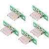 cablecc 5 pz/set reversibile fai da te OEM USB Tipo-A connettore femmina con montaggio a pannello Tipo di saldatura