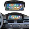Road Top Carplay Autoradio, 8.9 pollici Car Touchscreen per BMW 3 5 Serie E90/E91/E92/E93/E60/E61 2008-2013 anno con sistema CIC, Autoradio con Cornice Stretta per CarPlay/Android Auto/MirrorLink