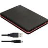 NFHK USB 2.0 480Mbps a 1.8 pollici Micro SATA 16pin 7+9 SSD HDD esterno Hard Disk Enclosure
