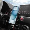 KUNGKIC Supporto per cellulare per Fiat 500/500c Abarth 595 695 FIAT 500e Supporto per telefono cellulare regolabile 360° Rotazione Car Phone Holder (Supporto per cellulare 2.0)