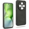 REY Cover in Gel TPU Nera per Vivo X200 PRO Mini 5G, Ultra Sottile 0,33 mm, Morbido Flessibile, Custodia Silicone