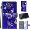 KENHONER Custodia Compatibile con Xiaomi Redmi 9A, Premium Pelle PU Portafoglio Flip Libro Custodia per Redmi 9A - Farfalla