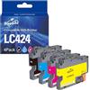 Superprint Cartuccia compatibile con cartucce d'inchiostro Brother LC424