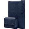 HeeYeal 15-16 Pollici Laptop Custodia per MacBook Pro 16 M5/M4/M3/M2/M1 Pro/Max 2026-2019, MacBook Air 15 M5/M4/M3/M2 2026-2023, PU Pelle Tessere Computer Portatile Sleeve per Surface Laptop-Blu