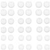 WitBicg Gommini Per Auricolari, 36 Pezzi Gommini Cuffie Bluetooth Morbidi e Comodi, Compatibili Con La Maggior Parte Degli Auricolari In-Ear, Foro Interno 4,5 mm-6 mm (Nero-Rosso) (Bianco)