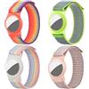 Dingfeiyu 4 Pack Custodia da polso in per AirTag, Anti-smarrimento e Anti-graffio Accessori Airtag, braccialetto per AirTag, anziani, bambini (impostare C)