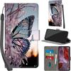 PHINIENLAND Cover per Google Pixel 9A Case PU Pelle Custodia [Kickstand] [Chiusura magnetica] [Slot per Schede], Portafoglio Flip Custodia per Pixel 9A,Farfalla