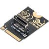 xiwai Adattatore da PCI-E4.0 67 pin M.2 2230 M-Key maschio a Oculink SFF-8612 SFF-8611 femmina adattatore host verticale per NVME U.2 SSD eGPU