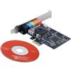 Hoite Scheda audio interna 5.1 per PC per Windows Xp/7/8/10 Scheda stereo 3D CMI8738 PCI-E 7/Vista/XP 32/64 bit
