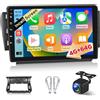 LORPHEIR [4+64G] per Peugeot 208 2008 2012-2018: Autoradio Android 10,1 Pollici IPS Incell Touchscreen - Wireless CarPlay e Android Auto, 5G/WiFi, GPS, Home Page Personalizzabile + Telecamera di Retromarcia