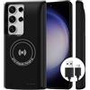 Giabuao Custodia con Batteria per Samsung Galaxy S23 Ultra/S22 Ultra (6,8''), 15000mAh Cover Batteria Portatile di Ricarica Wireless Ricaricabile Magnetica Power Bank Caricabatterie