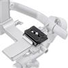 Hersmay Piastra di Base a Sgancio Rapido per DJI Ronin RS3 Mini/RS4 PRO, per Fotocamere Mirrorless Sony, Canon, Nikon e DSLR, con Vite da 1/4-20 e Anello a D, in Lega di Alluminio di Precisione CNC