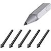 SUEEWE [5 Pezzi] Originale Punte di Ricambio per Microsoft Surface Pen, Originale (2H) Alta Sensibilità e Penna di Controllo Preciso Ultra Resistenti per Surface Pen (Modello 17760) e Surface Pro 4 Pen, Nero